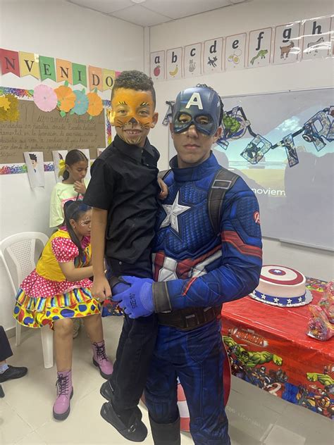 Capitán América personaje Primer vengador para fiesta Santo domingo