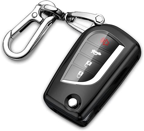 Amazon Qbuc For Toyota Key Fob Cover With Keychain Soft Tpu Key