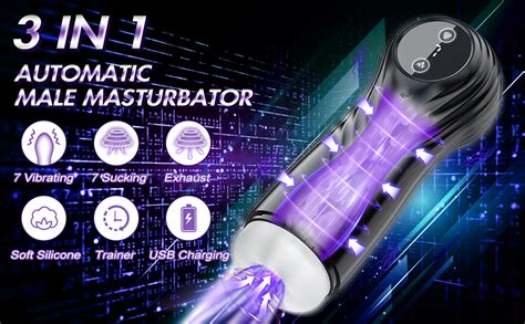 Amazon Automatic Male Masturbator Sex Toys Sucking Blowjob Pocket Pussy Stimulator With