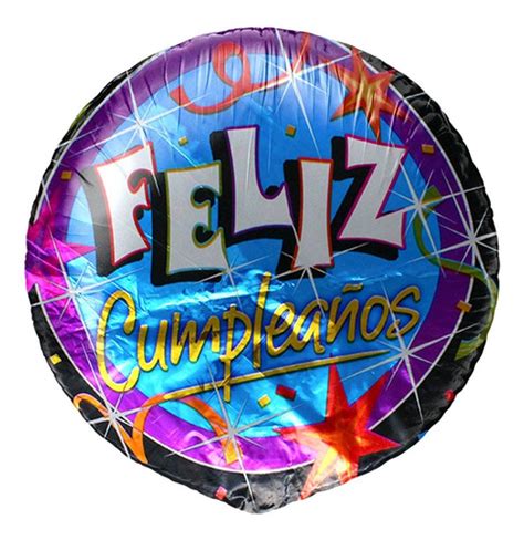 Globos Met Licos Feliz Cumplea Os Gas Helio Cm Mayoreo Meses