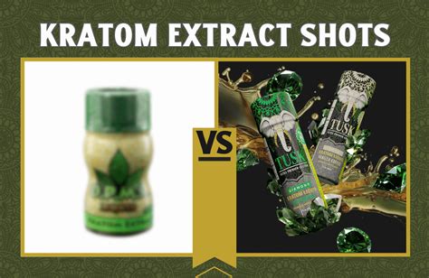 Opms Kratom Shot Vs Tusk Kratom Extract Shots Tusk Kratom