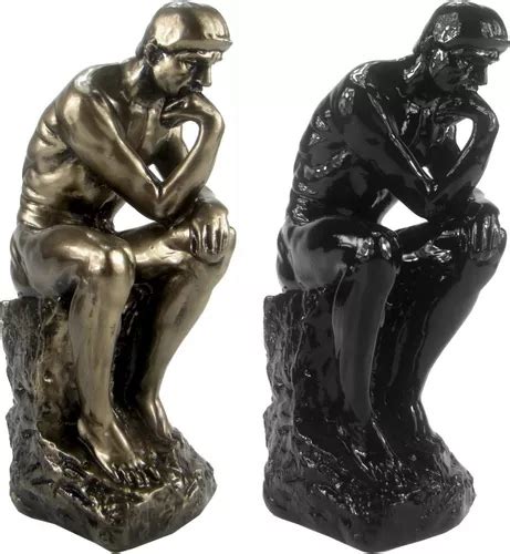 Estatueta O Pensador Rodin Escultura Decoração Parcelamento sem juros