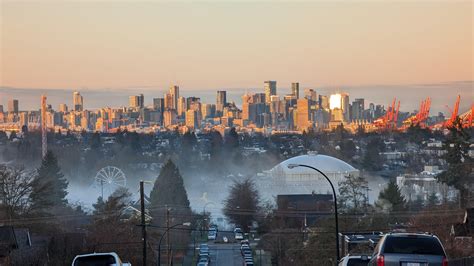 Vancouver New Years Morning From Burnaby Heights Rburnaby