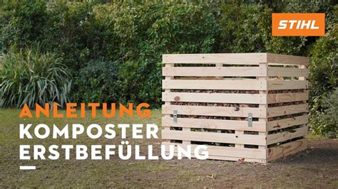 Anleitung Komposter Erstbef Llung Youtube