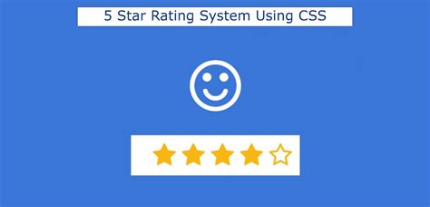 Create Star Rating Using Html And Css Code Off