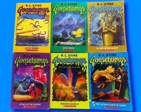 GOOSEBUMPS Scholastic Paperbacks, You Choose the Scare! R.L Stine's ...