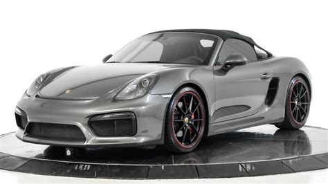 2016 Porsche Boxster Spyder For Sale At Auction Mecum Auctions