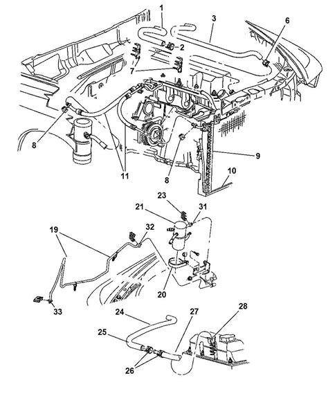 Detailed Diagram Of Heater Hoses In A 2002 Dodge Ram 1500