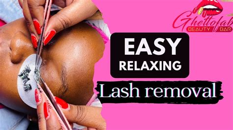 How To Safely Remove Lash Extensions YouTube