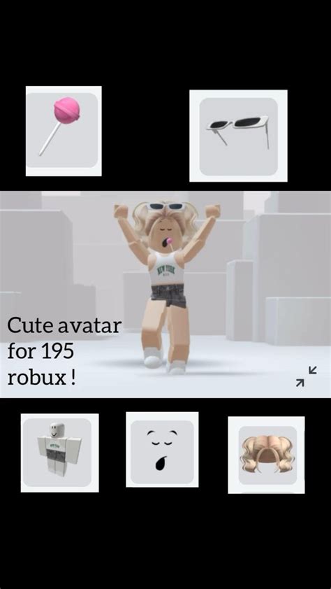 Cute Cheap Roblox Avatar 🤍 In 2022 Cute Avatar Roblox