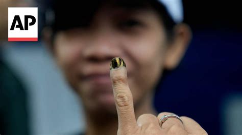 vote counting underway  indonesia  presidential election