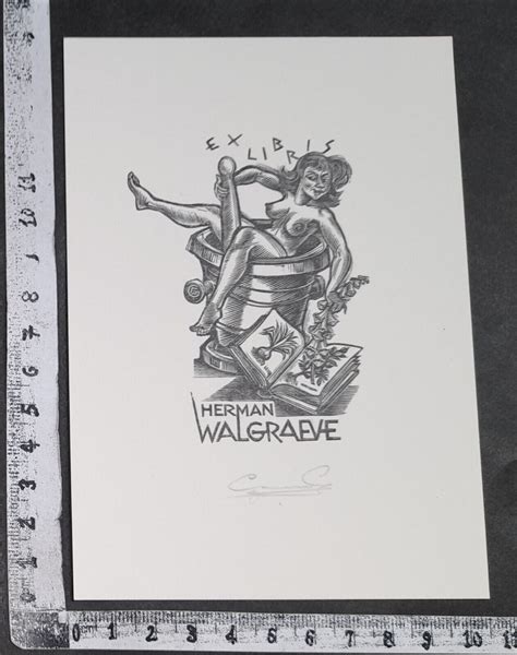 WUNDERKAMMER L EXLIBRIS 106 EROTIC G GAUDAEN X SIGNED EBay