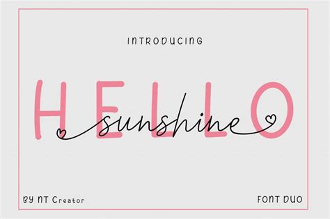 Hello Sunshine Font Download Free - Valentine Fonts