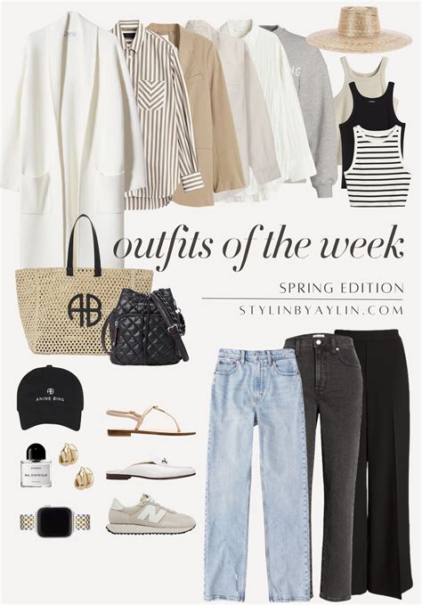 OUTFITS OF THE WEEK Weekly Outfits Fashion Capsule Wardrobe Capsule