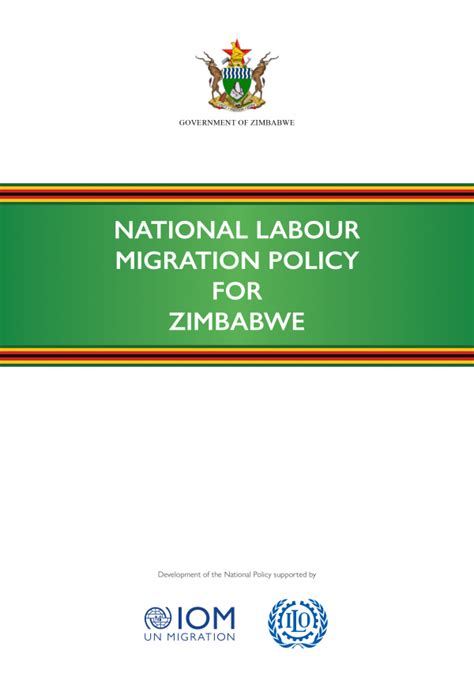 National Labour Migration Policy For Zimbabwe Iom Publications Platform