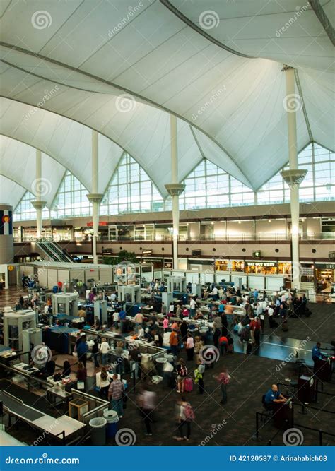 Denver International Airport Editorial Photography - Image of flight