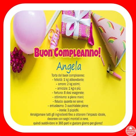 Buon Compleanno Angela Bellissime Immagini Nuove Licondividi It