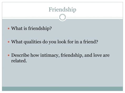 Ppt Friendship Love And Intimacy Powerpoint Presentation Free Download Id 3070540