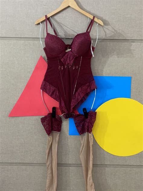 Body Renda Meia Lingerie Feminina Dster Nunca Usado Enjoei