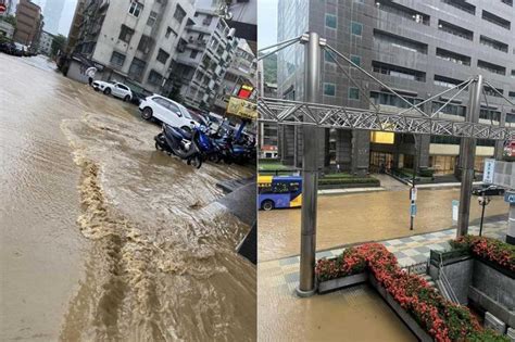 暴雨炸15縣市「雙北7區淹水警戒」 信義區傳災情馬路變黃河淹進家裡 生活 Ctwant