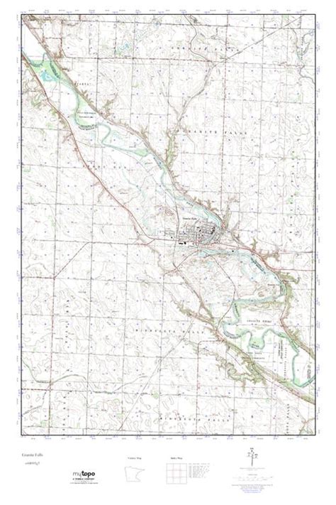 Mytopo Granite Falls Minnesota Usgs Quad Topo Map