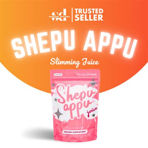YOU GLOW BABE Shepu Appu Juice Slimming Drink Skin Whitening Mixed Berries Flavor