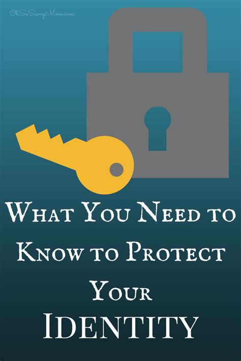 Identity Theft Protection Tips - Because Knowing is Half the Battle - Oh So Savvy Mom