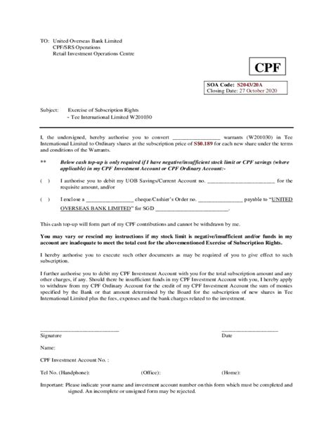 Fillable Online Cpf Form Tee International W Fax Email Print