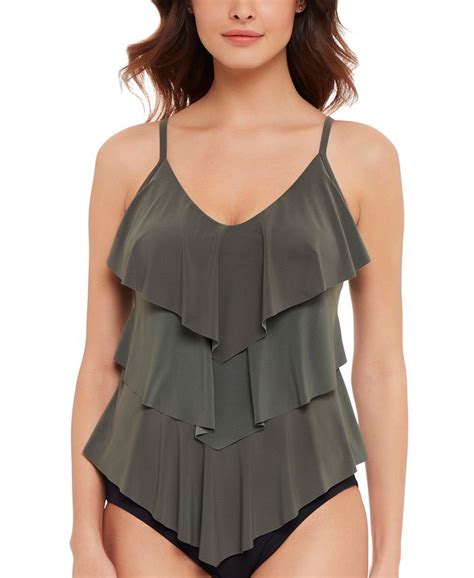 Magicsuit Rita Tiered Slimming Tankini Top And Reviews Swimsuits And Cover Ups Women Macys