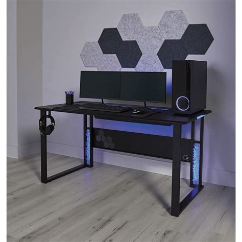 Buy RS Gaming™ Mergence 60W RGB Gaming Desk With 10 Acoustic Panels