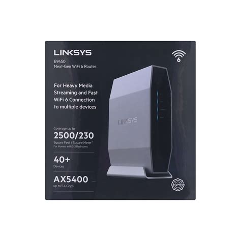 ROUTER (เราเตอร์) LINKSYS E9450 DUAL BAND AX5400 GIGABIT PORT WIFI6