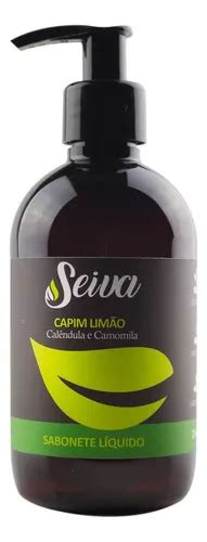 Sabonete Líquido Vegano Capim Limão Calêndula Camomila 250ml