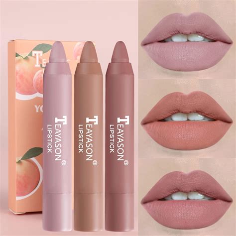 Lippenstift Set 3 PCS Lippenstift Einstellen Lip Kit Matt