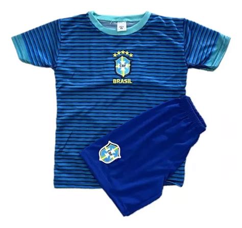 Conjunto De Futebol Infantil Do Brasil Neymar MercadoLivre