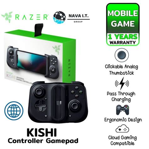 Razer Kishi Mobile Game Controller Gamepad for iOS จอยเกมมอถอ รบ