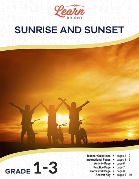 Sunrise And Sunset Free Pdf Download Learn Bright