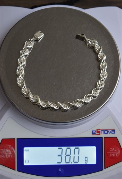 Pulsera Torzal De Plata Ley Para Caballero Meses Sin Intereses