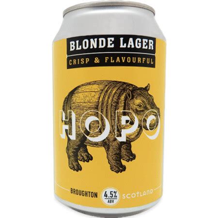 Buy Broughton Ales HOPO BLONDE LAGER | Buy Beer online direct from ...