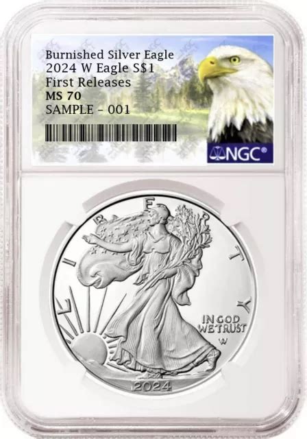 W Burnished Uncirculated Silver Eagle Ngc Ms First Releases Mtn