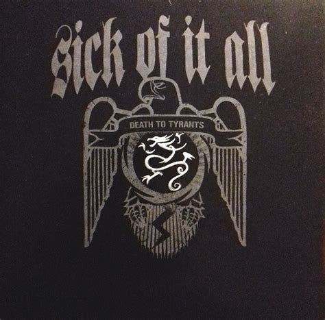 Sick Of It All Death To Tyrants 2006 White Vinyl Discogs