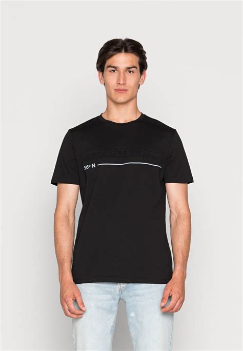 Antony Morato Slim Fit With Photographic Logo T Shirt Print Black Schwarz Zalando Ch