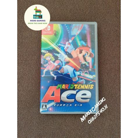 Nintendo Switch Mario Tennis Aces Used Shopee Malaysia