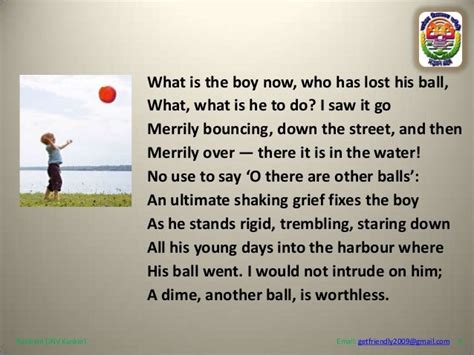 The ball poem