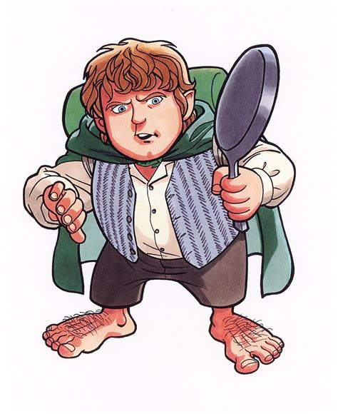 CARTOON SAMWISE GAMGEE (LOTR), Jerome Moore | Samwise gamgee, Lotr ...