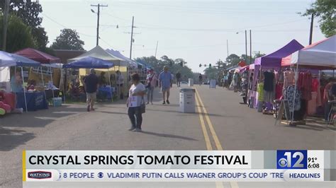 Annual Tomato Festival Held In Crystal Springs Youtube