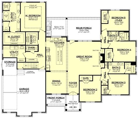 Five Room House Plan