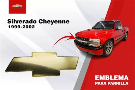 Emblema Para Parilla Chevrolet Silverado Cheyenne 1999 2002 Envío gratis