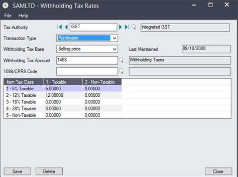 Introducing Withholding Tax Feature In Sage 300 Erp