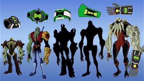 Vilgax All Forms With Different Omnitrix Fan Made Drawing And Coloring