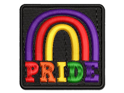 Pride Fun Rainbow Lgbtq Multi Color Embroidered Iron On Patch Applique Michaels